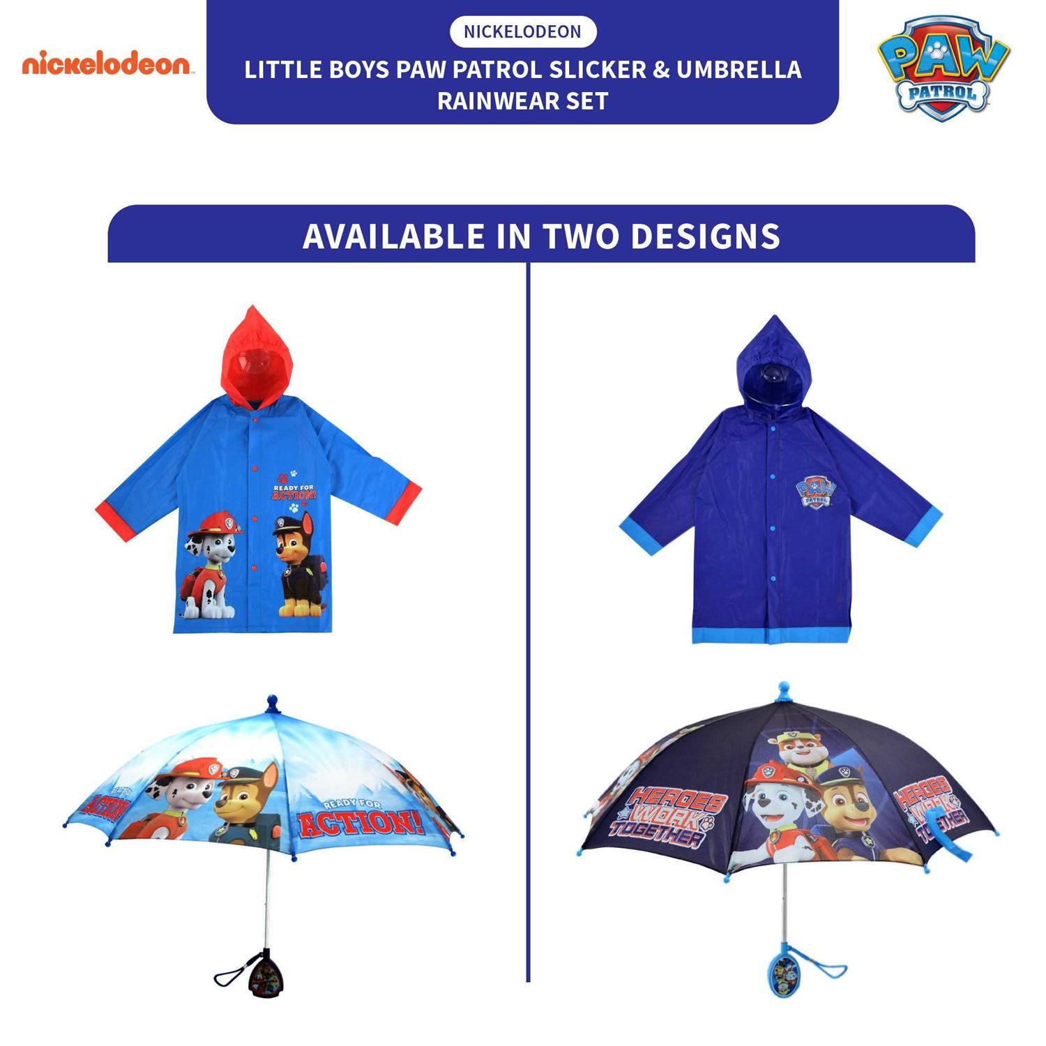 Nickelodeon Paw Patrol Raincoat and Umbrella Set Kids - Image 3