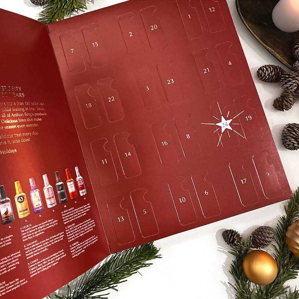 Anthon Berg Chocolate Liquor Bottles Advent Calendar - Image 5
