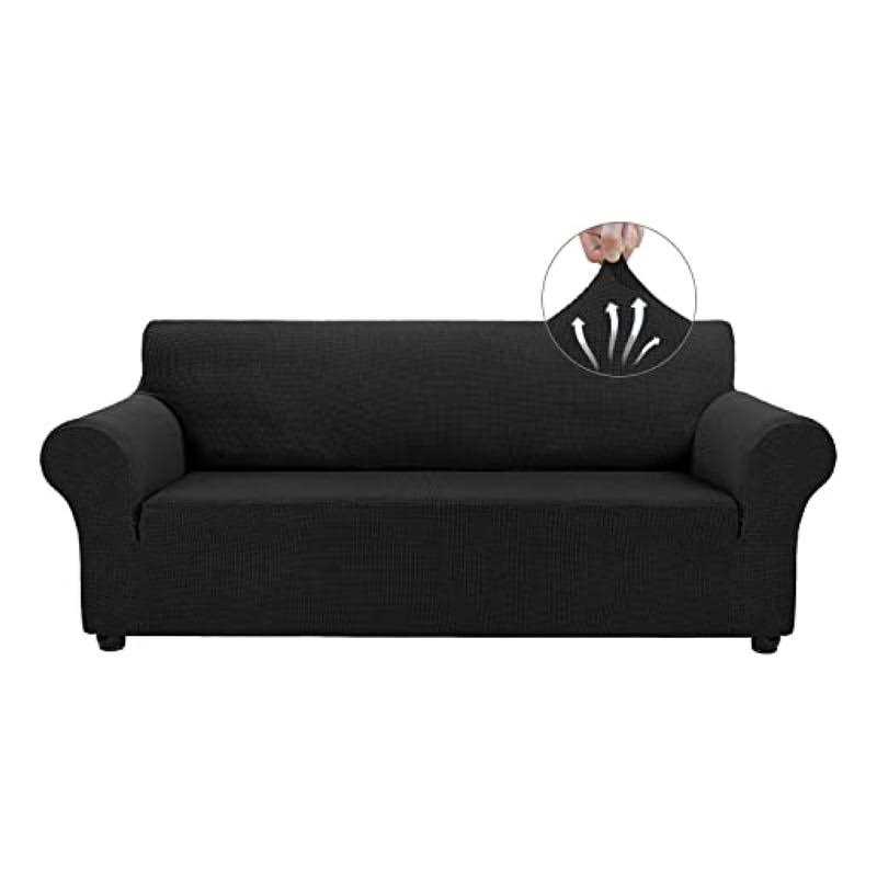 Asnomy Couch Covers for 3 Cushion Couch Stretch Sofa Covers Slipcovers - Image 4