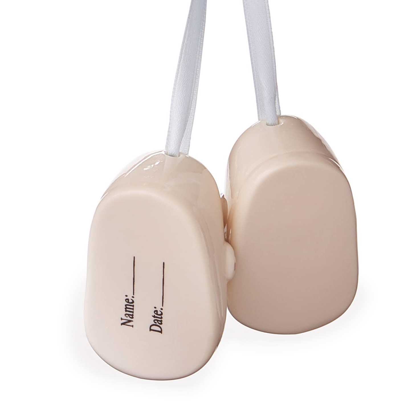 Holiday Lane 2021 Baby's 1st Christmas Blue Porcelain Ornament - Image 4