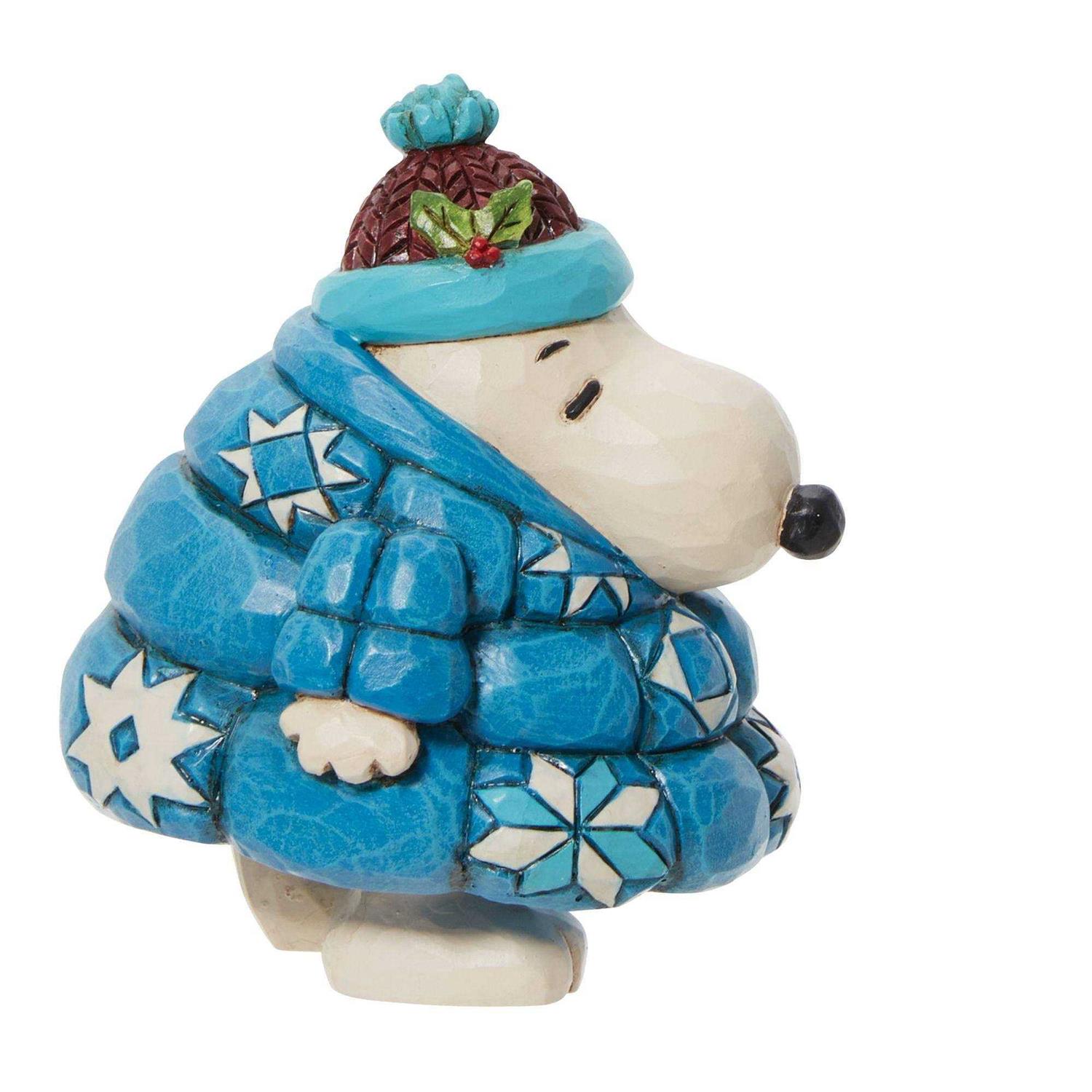 Jim Shore Peanuts Snoopy Puffer Jacket Mini Figurine - Image 4