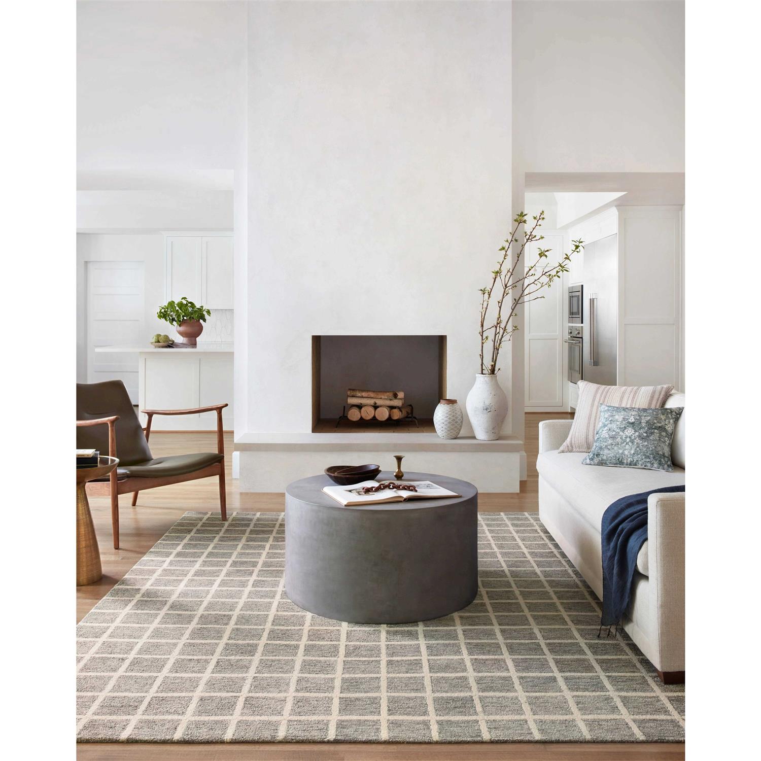 Chris Loves Julia x Loloi Polly POL-05 Slate Ivory Rug - Image 3