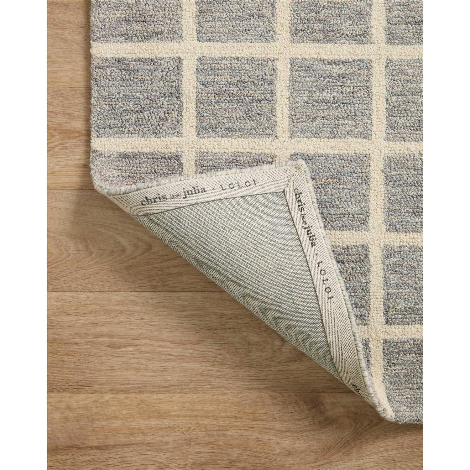 Chris Loves Julia x Loloi Polly POL-05 Slate Ivory Rug - Image 4