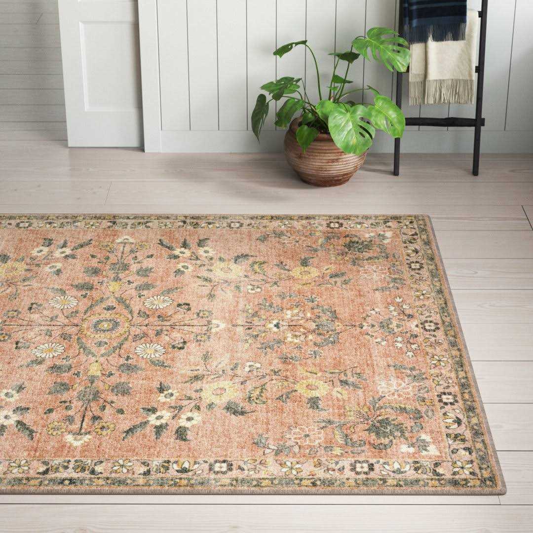 Birch Lane™ Berger Floral Area Rug Rug - Image 4