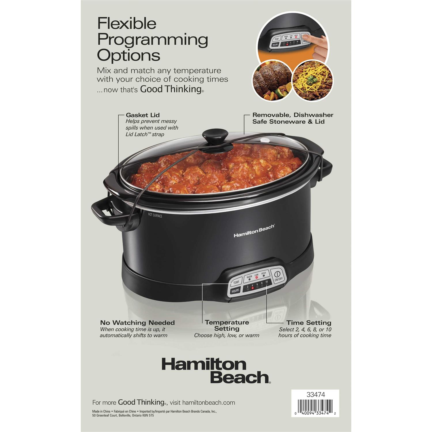 Hamilton Beach Programmable 7 Quart Slow Cooker - Image 2